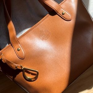 Ralph Lauren leather tote